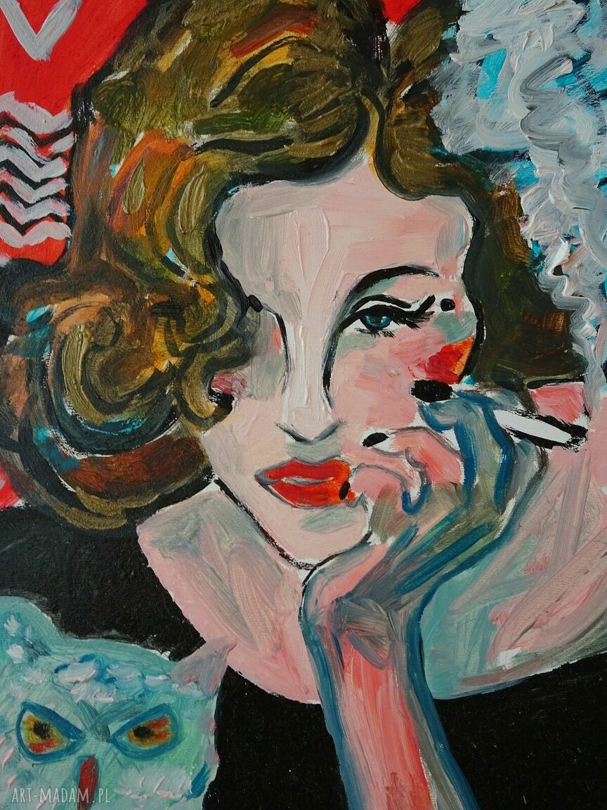 Obraz Twin Peaks do salonu malarstwo współczesne