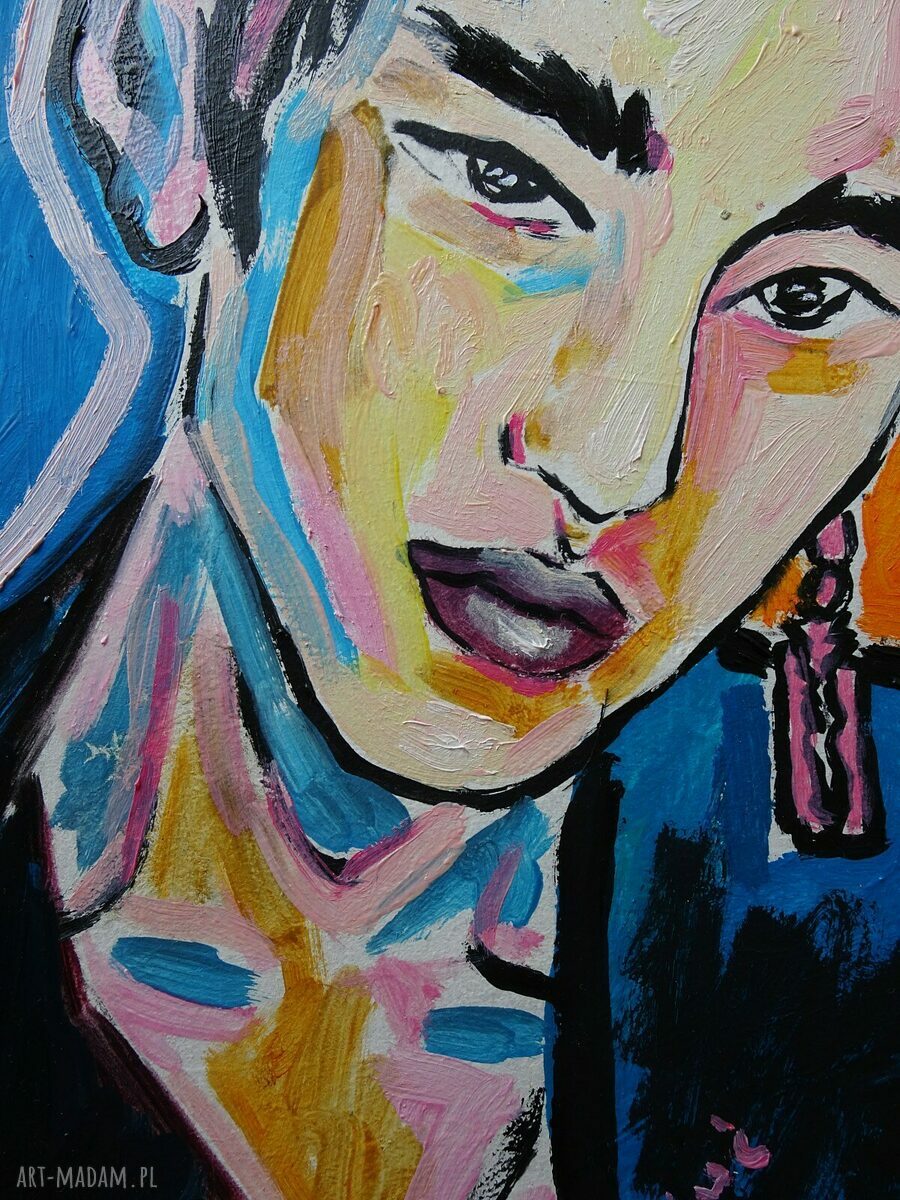 Obraz olejny NCT KPOP Winwin do salonu 21 x 29 cm