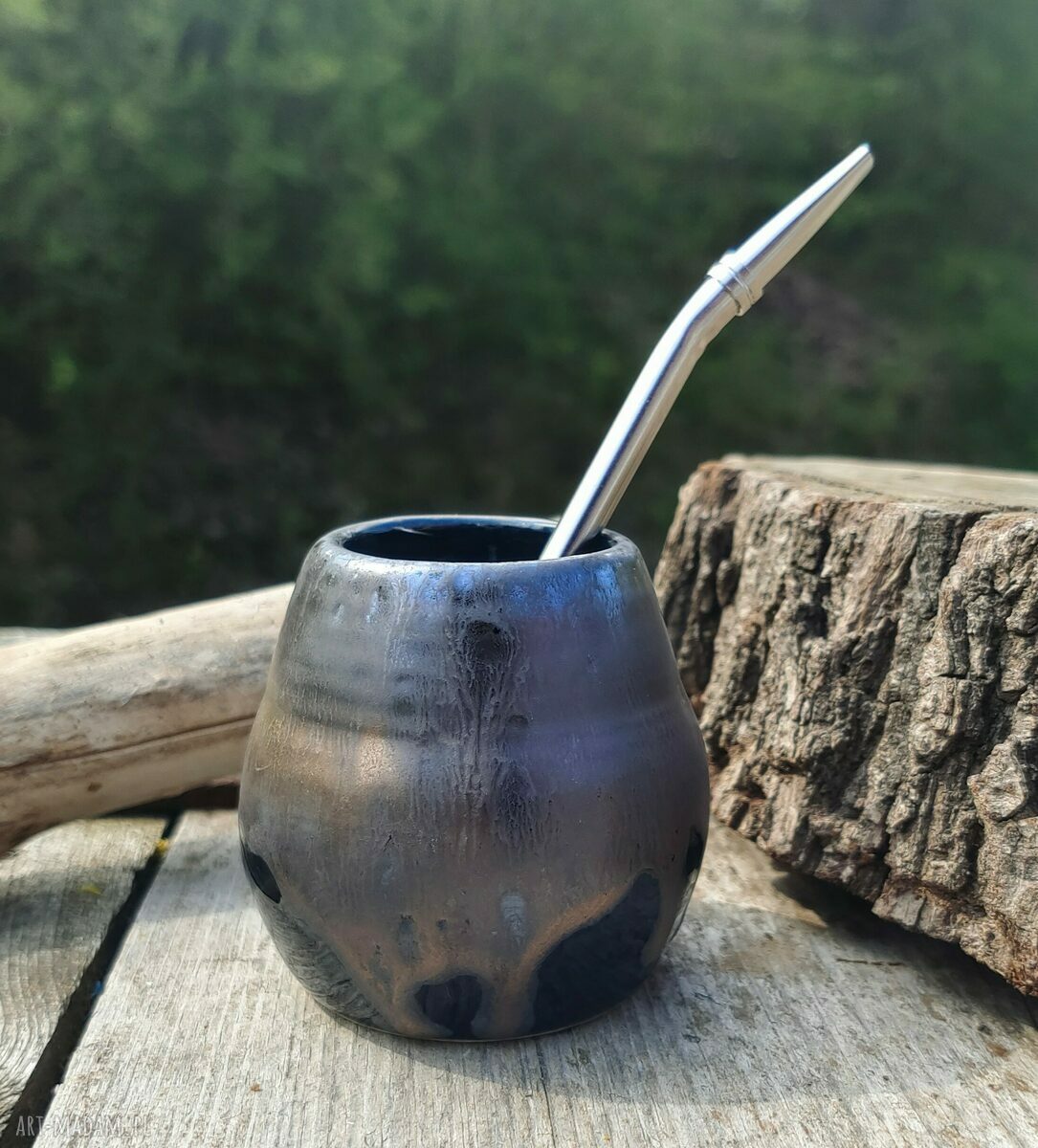 Małe ceramiczne matero do yerba mate - c463