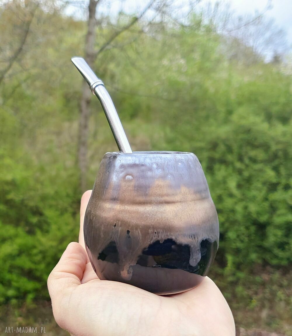 Małe ceramiczne matero do yerba mate - c463