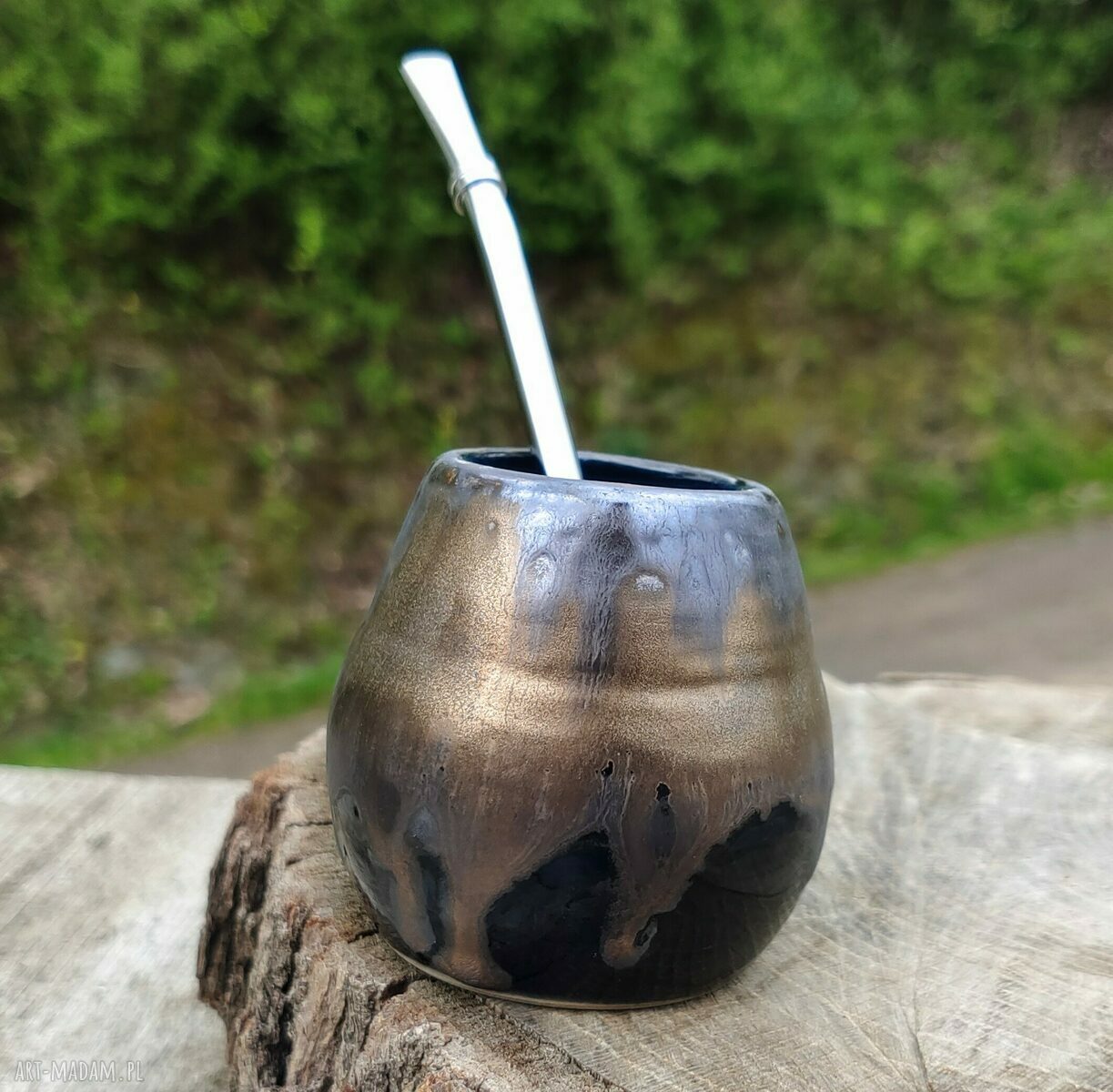 Małe ceramiczne matero do yerba mate - c463