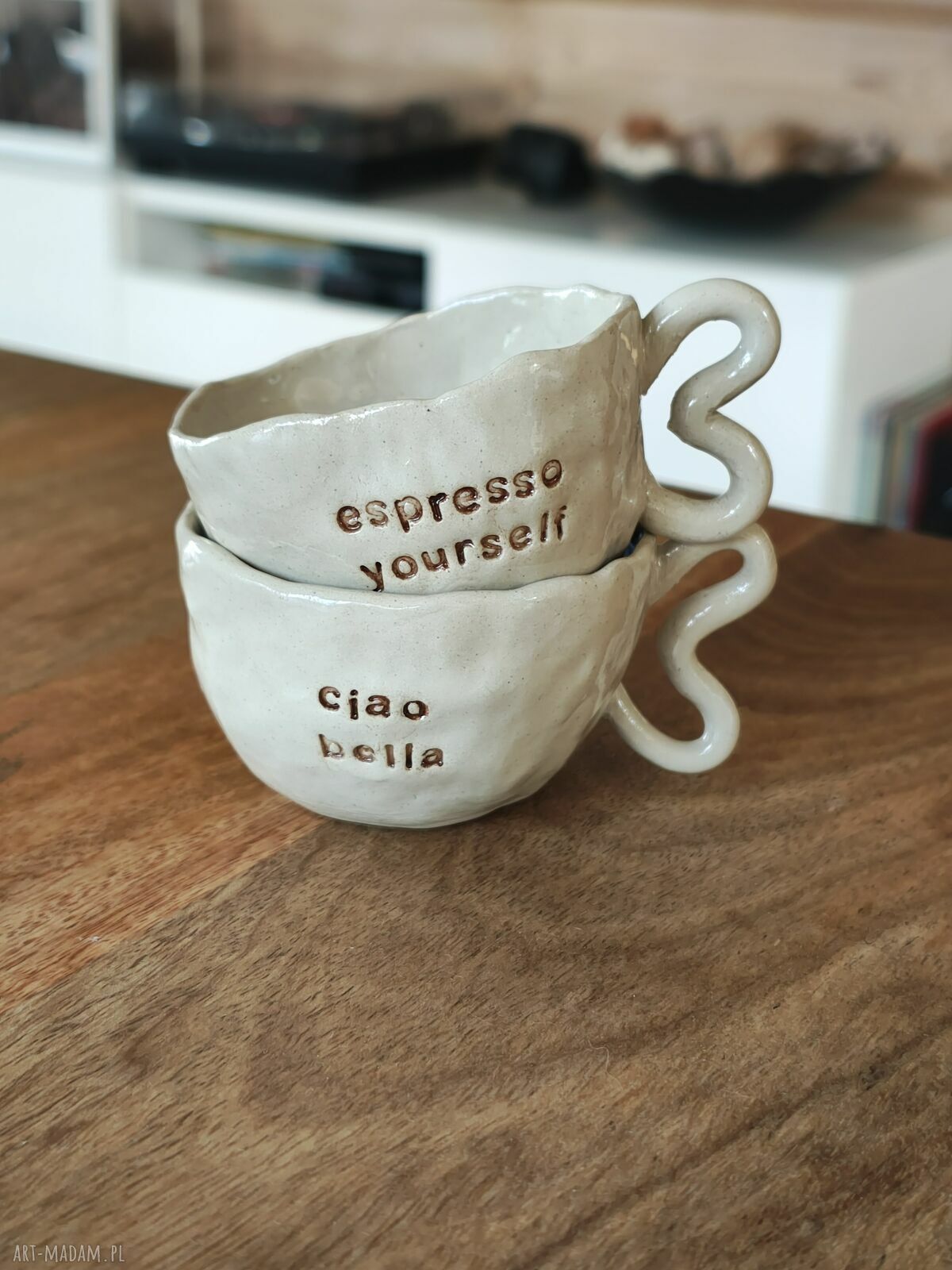 Małe filiżanki espresso 70 ml - zestaw 2 sztuk