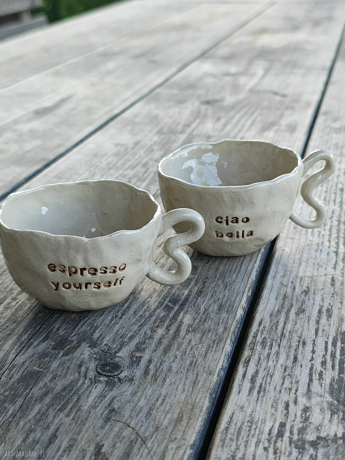 Małe filiżanki espresso 70 ml - zestaw 2 sztuk