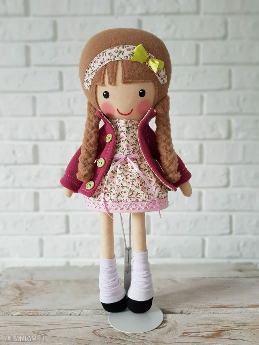 Malwinka - malowana lala przytulanka (ok. 40 cm)