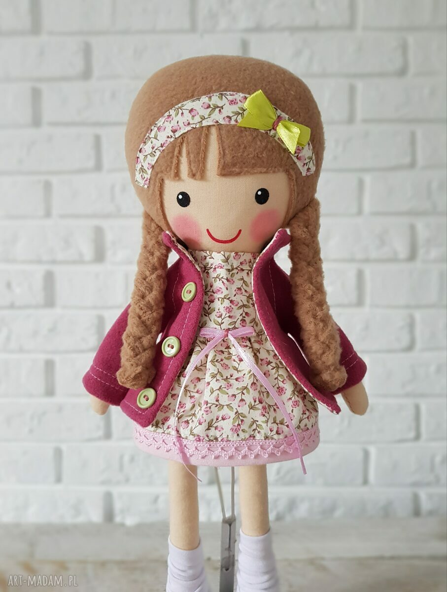 Malwinka - malowana lala przytulanka (ok. 40 cm)