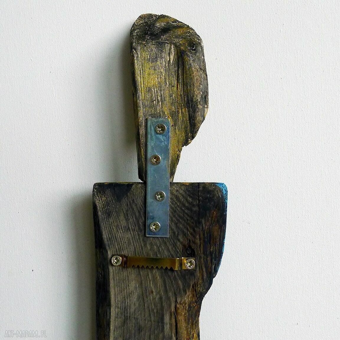 Obraz malowany na starym drewnie - desce /9/ dekoracja handmade