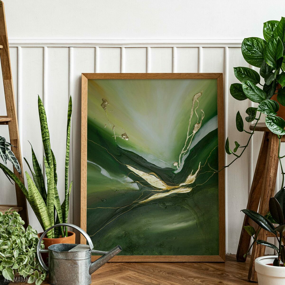 Ręcznie malowany, strukturalny zestaw 2x 40x60 cm