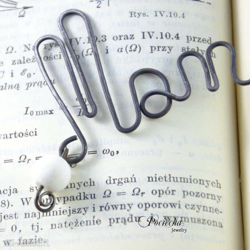 Zakładka do książki z miedzi „Mam lenia”