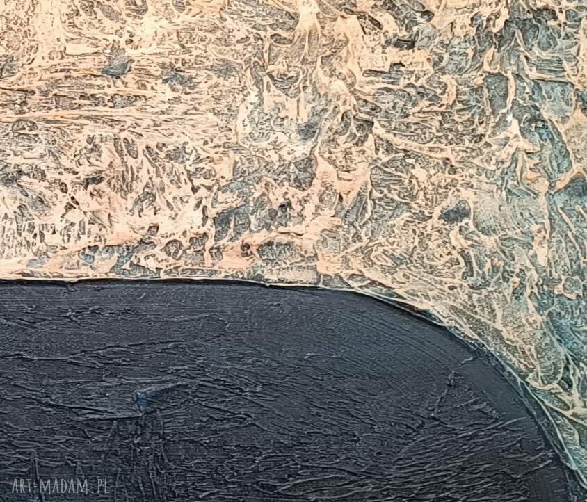 MANCHAS DE MAR - 4-częściowy obraz strukturalny do salonu 100x200 cm