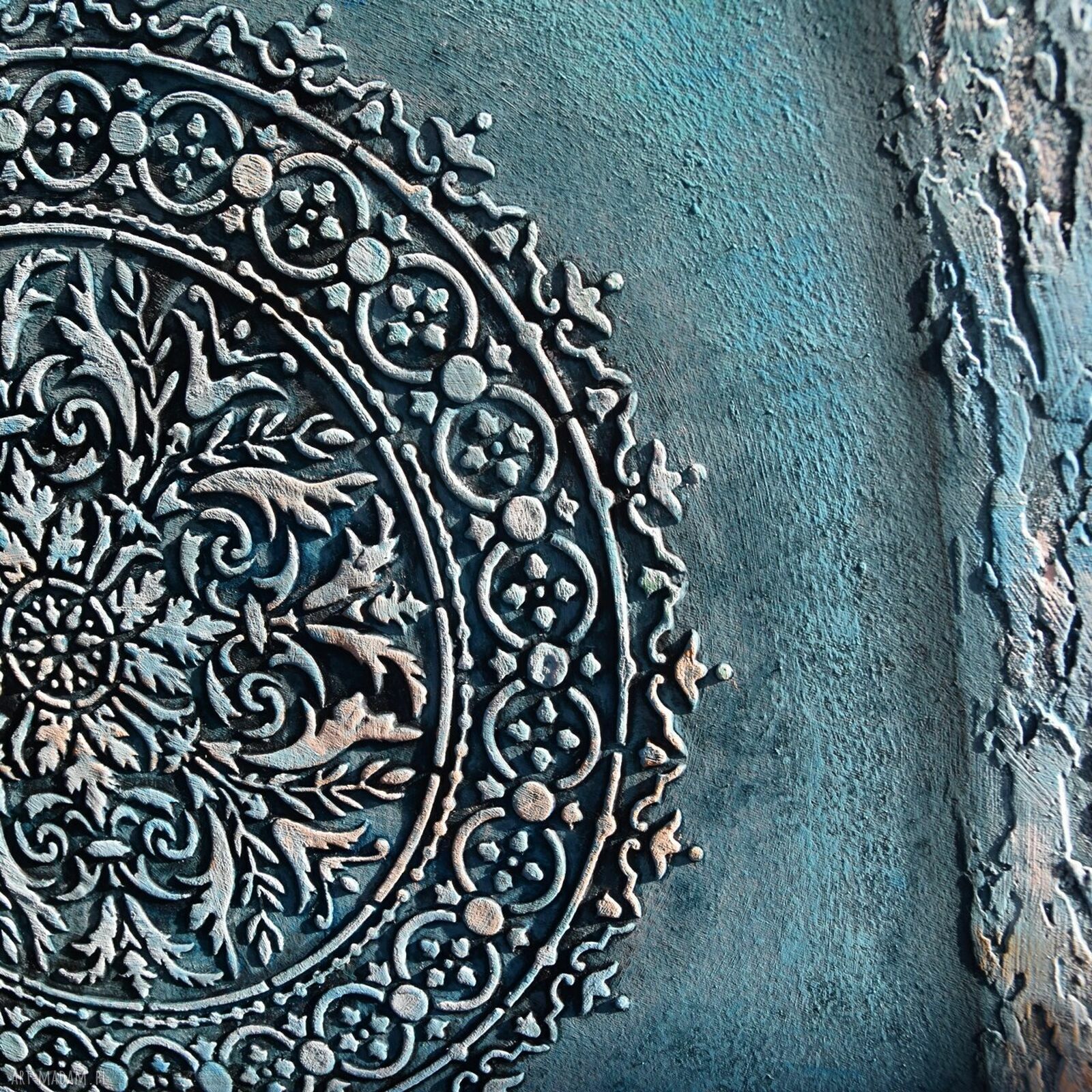 Mandala 41 - ręcznie malowany obraz 3D do salonu