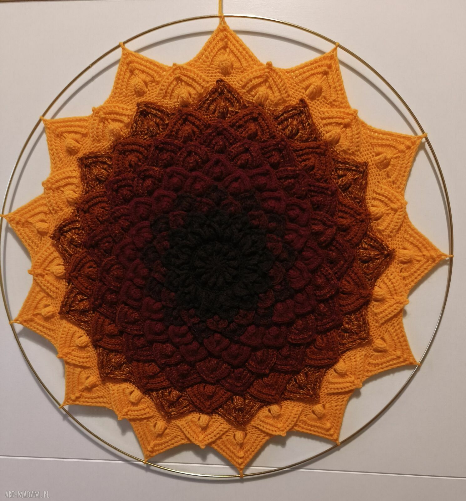 Mandala „Ogień Ziemi” - harmonia stabilności i pasji