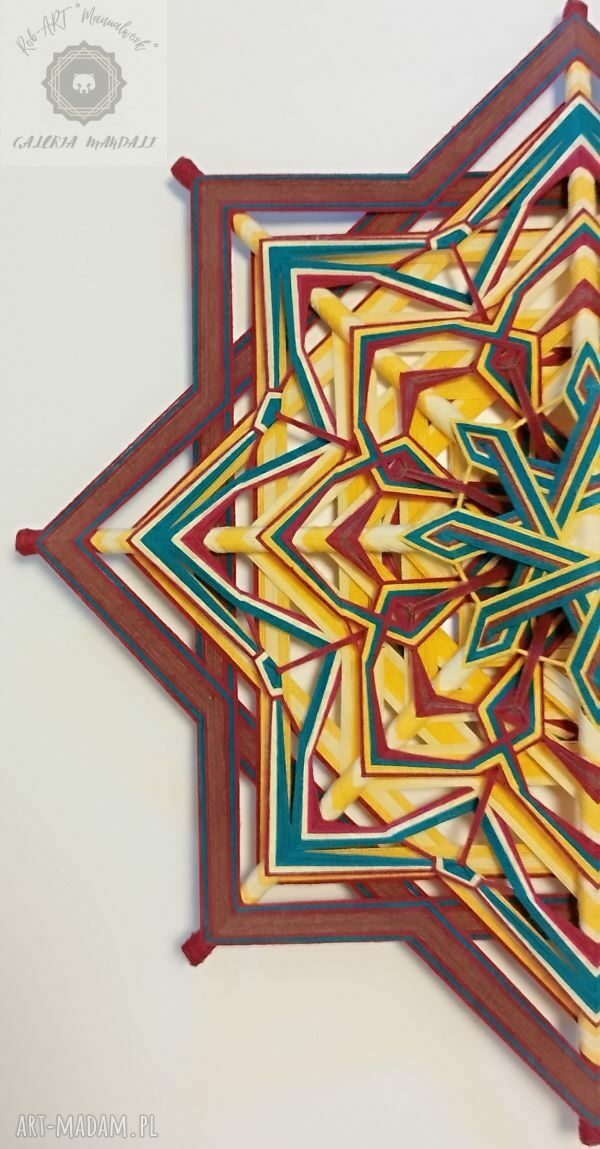 Mandala Żywioły - Drzewa i Ziemi "Obfitość" (50x50 cm)