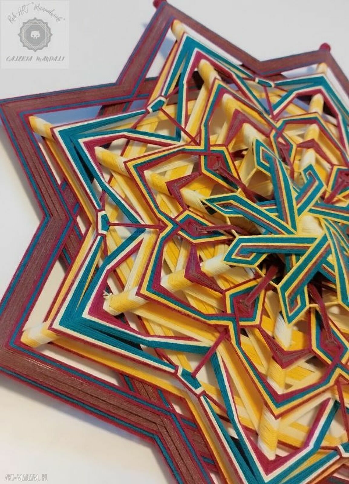 Mandala Żywioły - Drzewa i Ziemi "Obfitość" (50x50 cm)