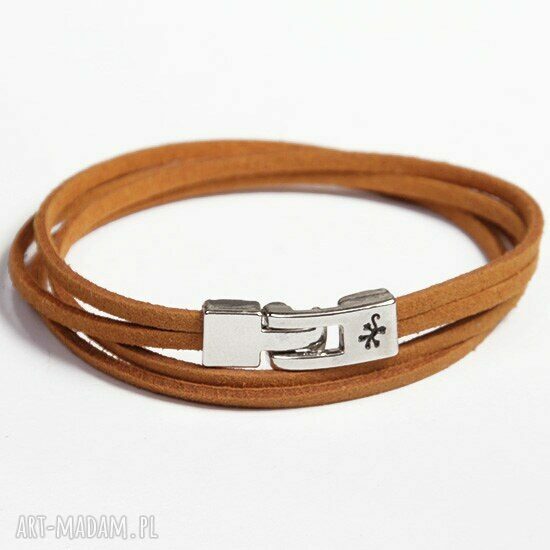 Mandarynki - komplet bransoletek handmade z jadeitem