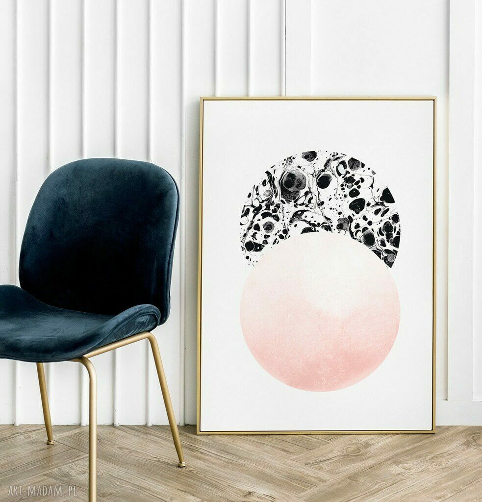 Plakat Marble 40x50 cm do sypialni dla kobiety - elegancki marble na prezent