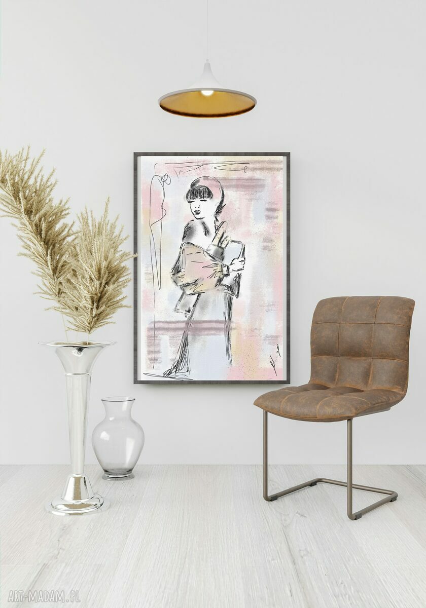 Margo 1 - dekoracja na ścianę 70x100 cm na papierze Dtec Satin 200 g