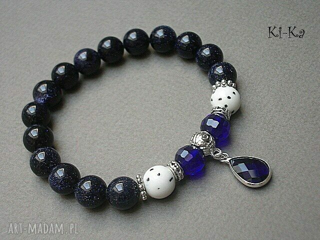 cobalt and white /11.08.15/ hand made