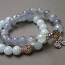 niebieskie bransoletki jadeity grey and baby blue vol. 12