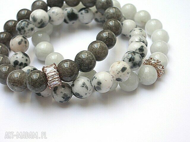 GREY AND WHITE TRIO /08 2014/ SET Handmade