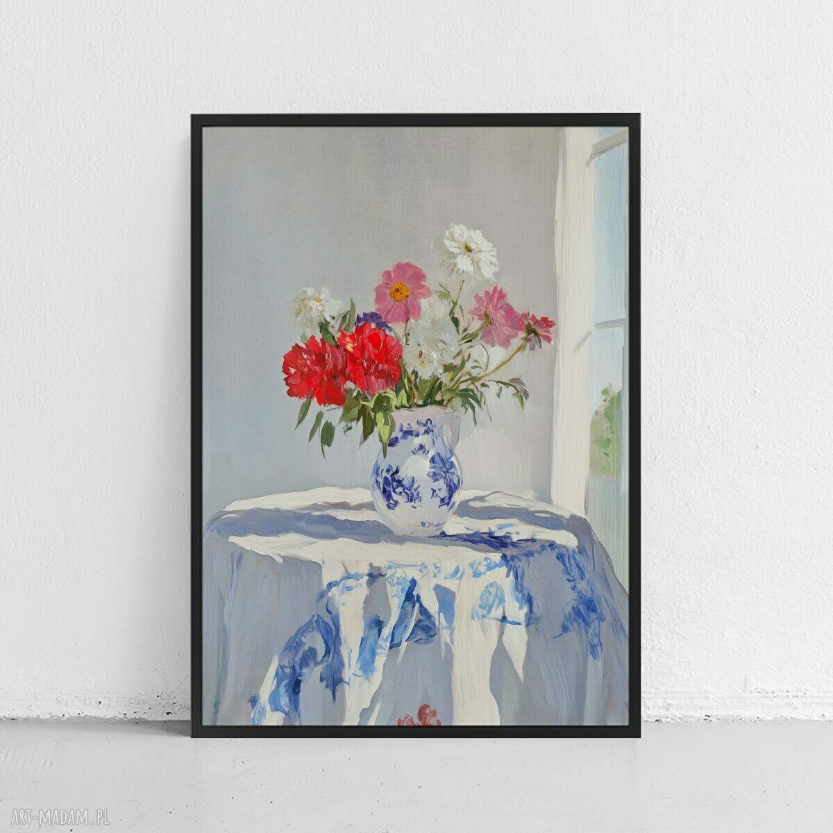 Plakat Martwa natura 50x70 cm - pastelowy, modny akcent do salonu