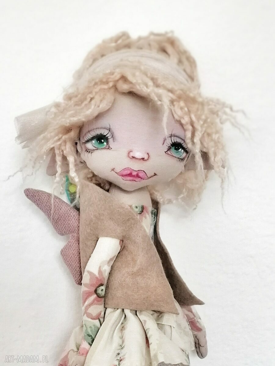 Marysieńka Niedzisiejsza e-piet - kolekcjonerska elfka z tkaniny 40 cm