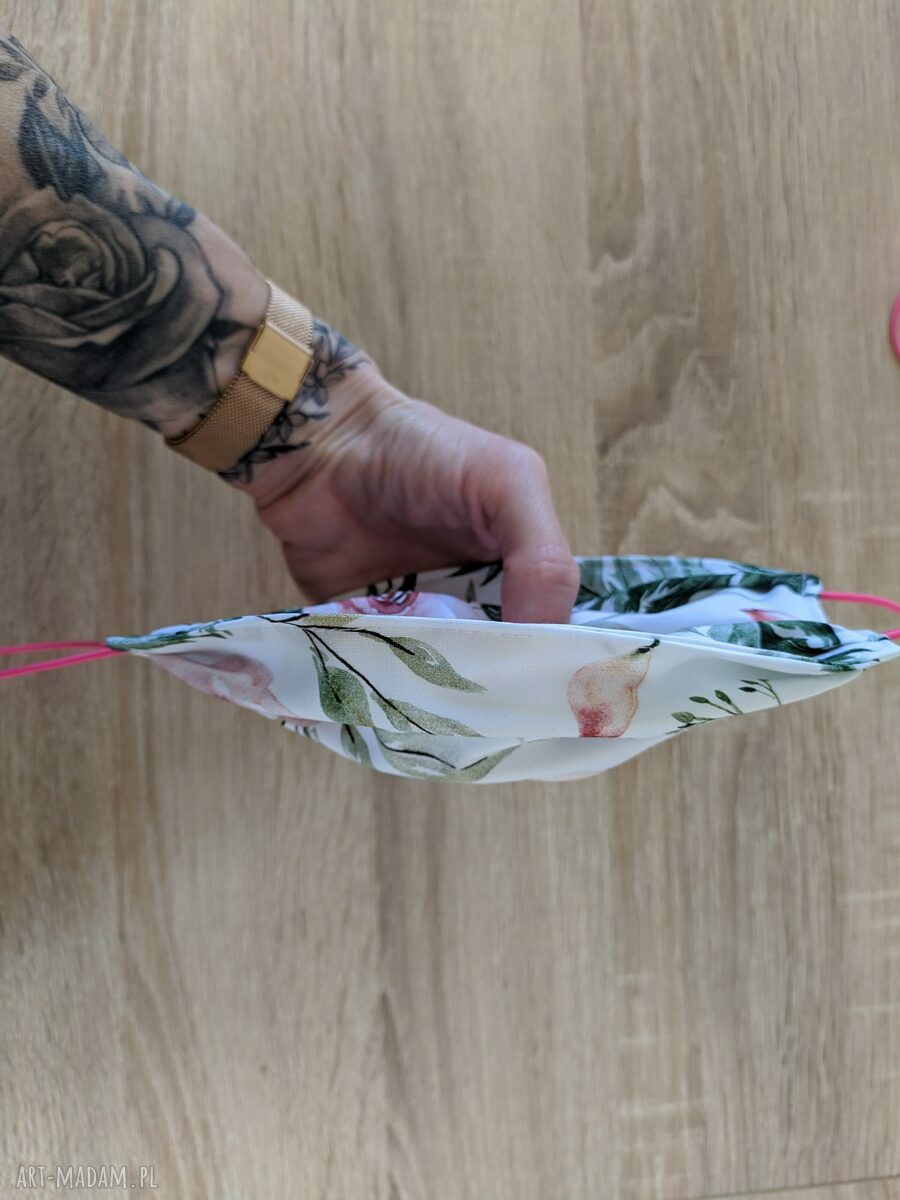 maseczka: Maseczka bawełniana na twarz Hand Made