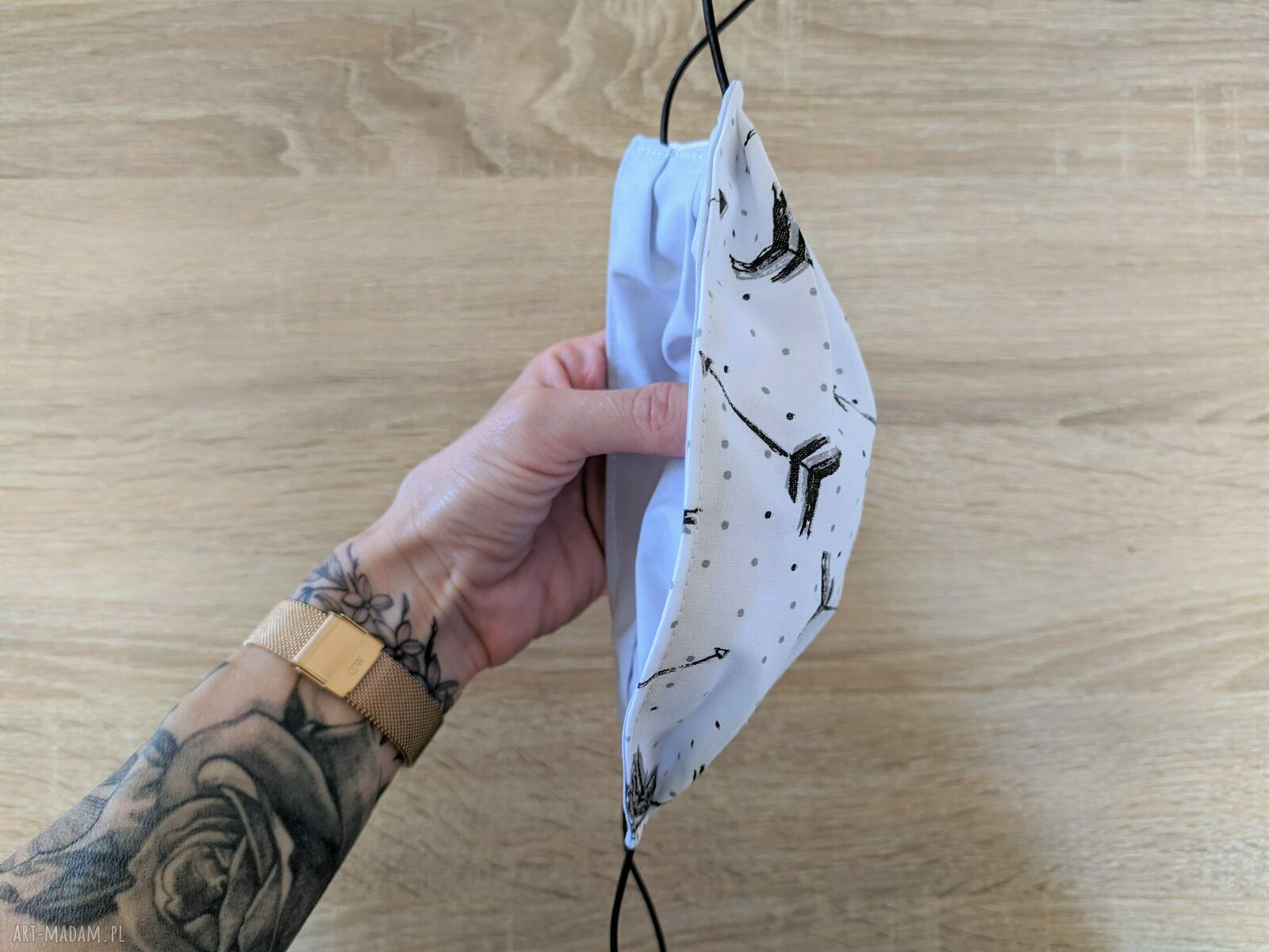 maseczka: Maseczka bawełniana na twarz Hand Made