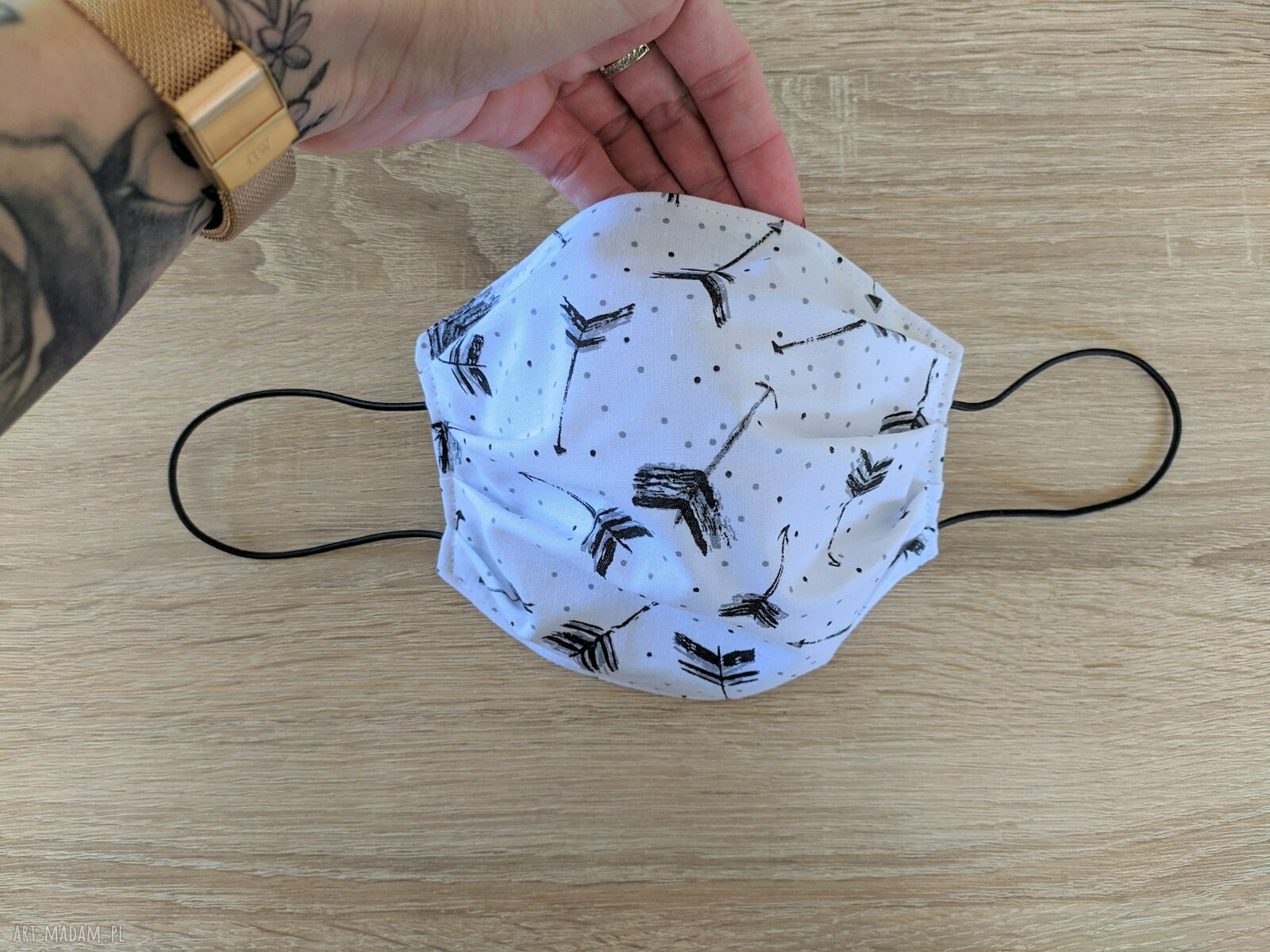 Maseczka bawełniana twarz ochronna kosmetyczna maseczki