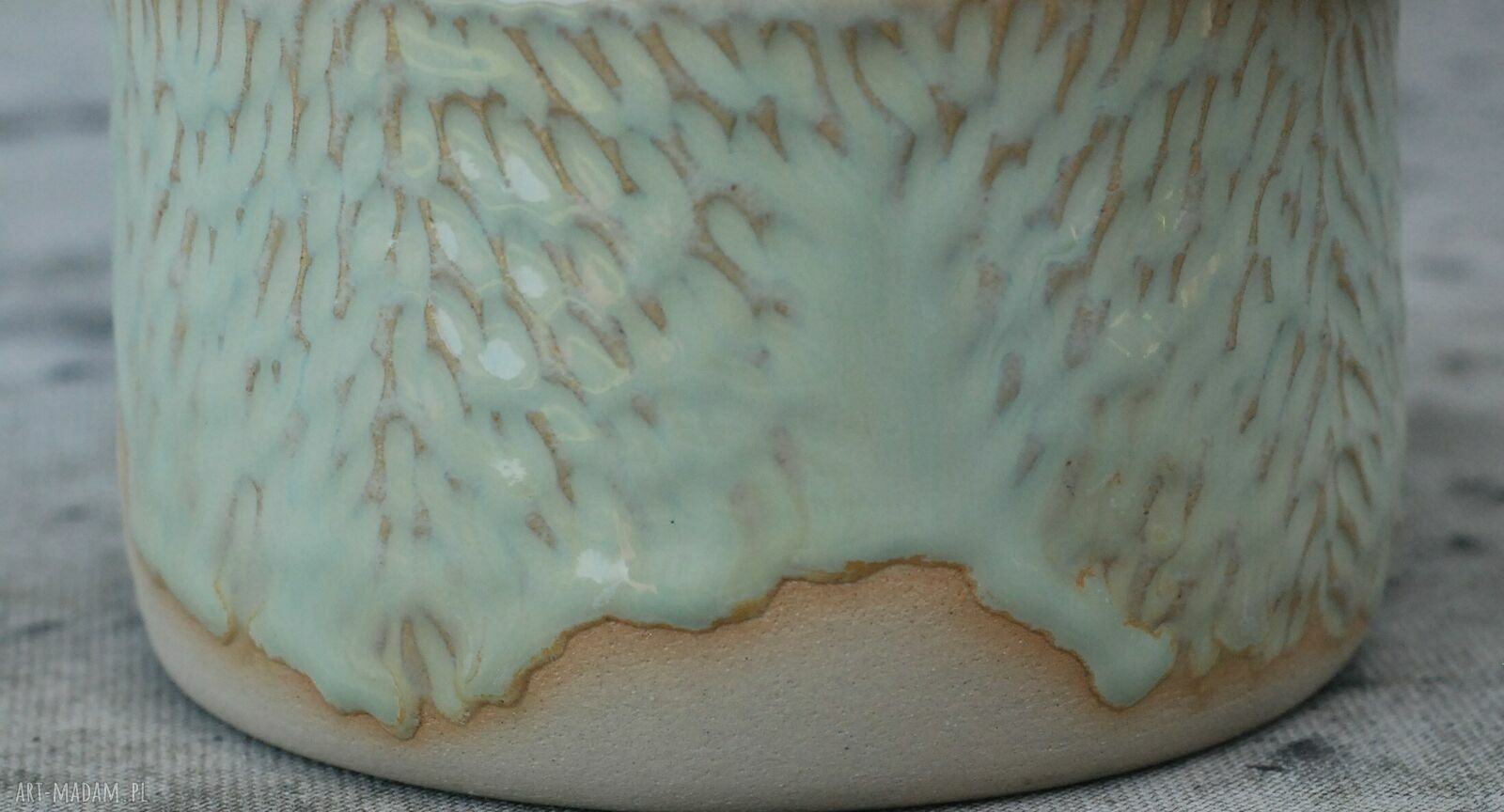 Maselniczka wodna Pastel - ręcznie robiona ceramika