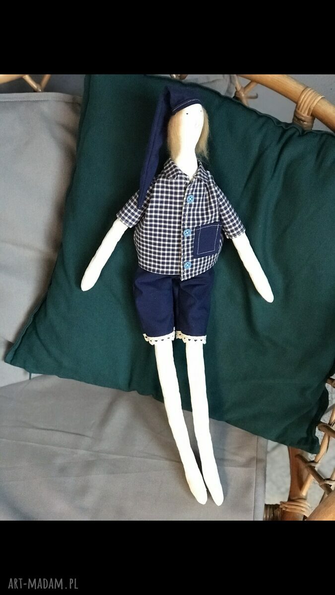 Maskotka chłopiec „Śpioszek” - miękka przytulanka na prezent (53 cm)