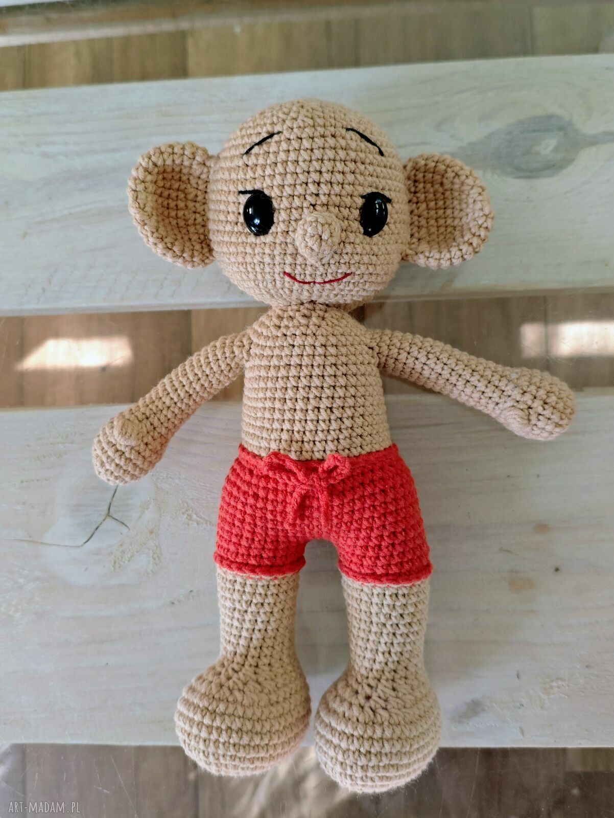 maskotki: Szydełkowy Plastuś Ręcznie zrobione