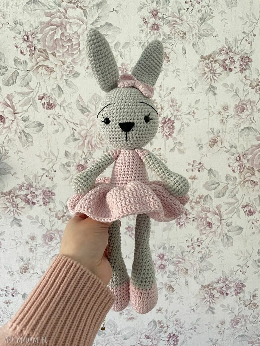 Maskotka króliczek Florentynka 35 cm