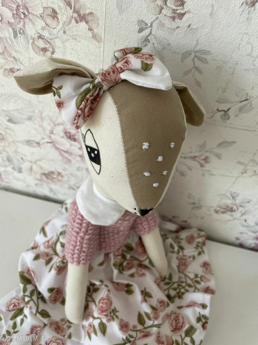 Maskotka Sarenka Róża 50 cm