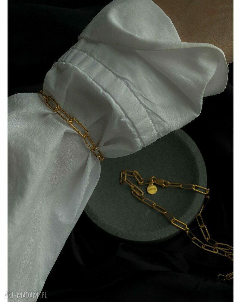 bransoletki: Masywna bransoletka z różowego złota Hand Made