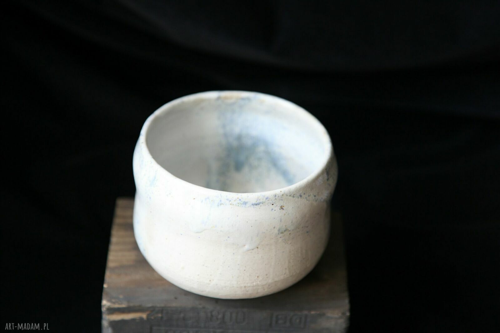 Matchawan w bielach - czarka (chawan) do matchy 450 ml