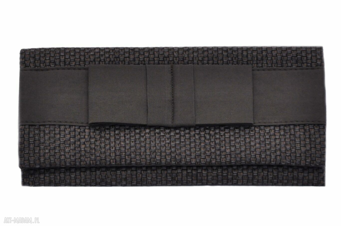 Torebka crow kopertówka torebki tkanina mała materiał elegancka