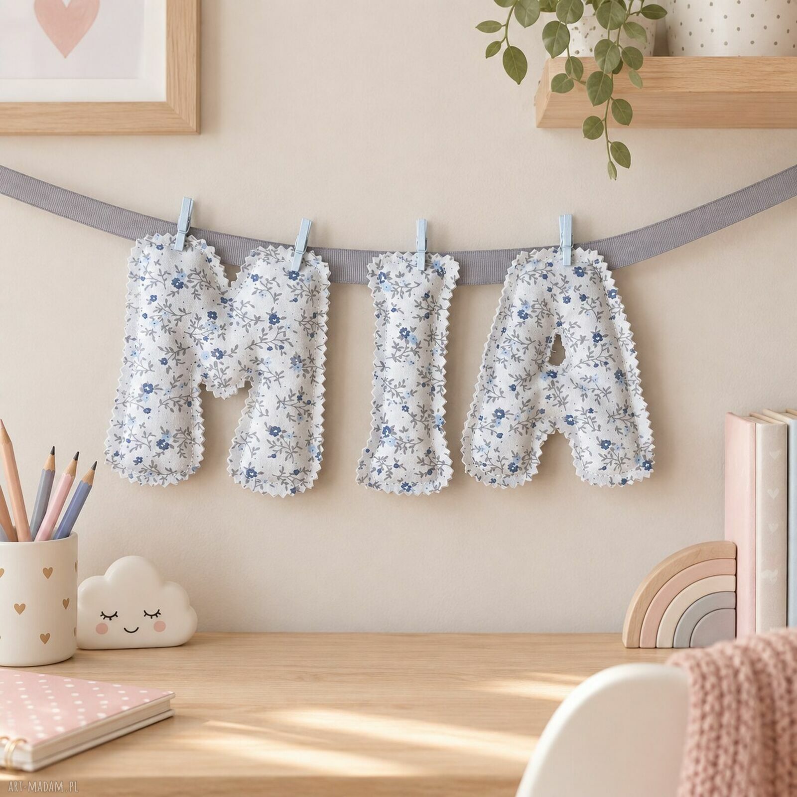 Wyjątkowa dekoracja handmade do pokoju dziecka