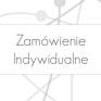 ręcznie zrobione zamówienie indywidualne kolczyki silk granatowe