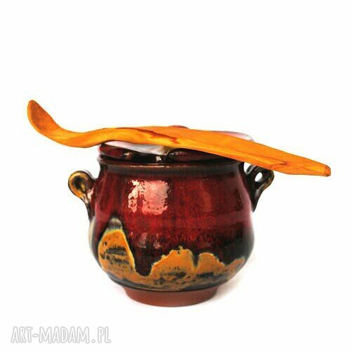 Matero VII - ceramiczny zestaw do yerba mate - 2 czarki i miodowniczka