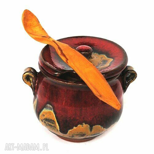 Matero VII - ceramiczny zestaw do yerba mate - 2 czarki i miodowniczka