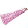 handmade kolczyki maxi boho tulip /pink/ 16.02.18