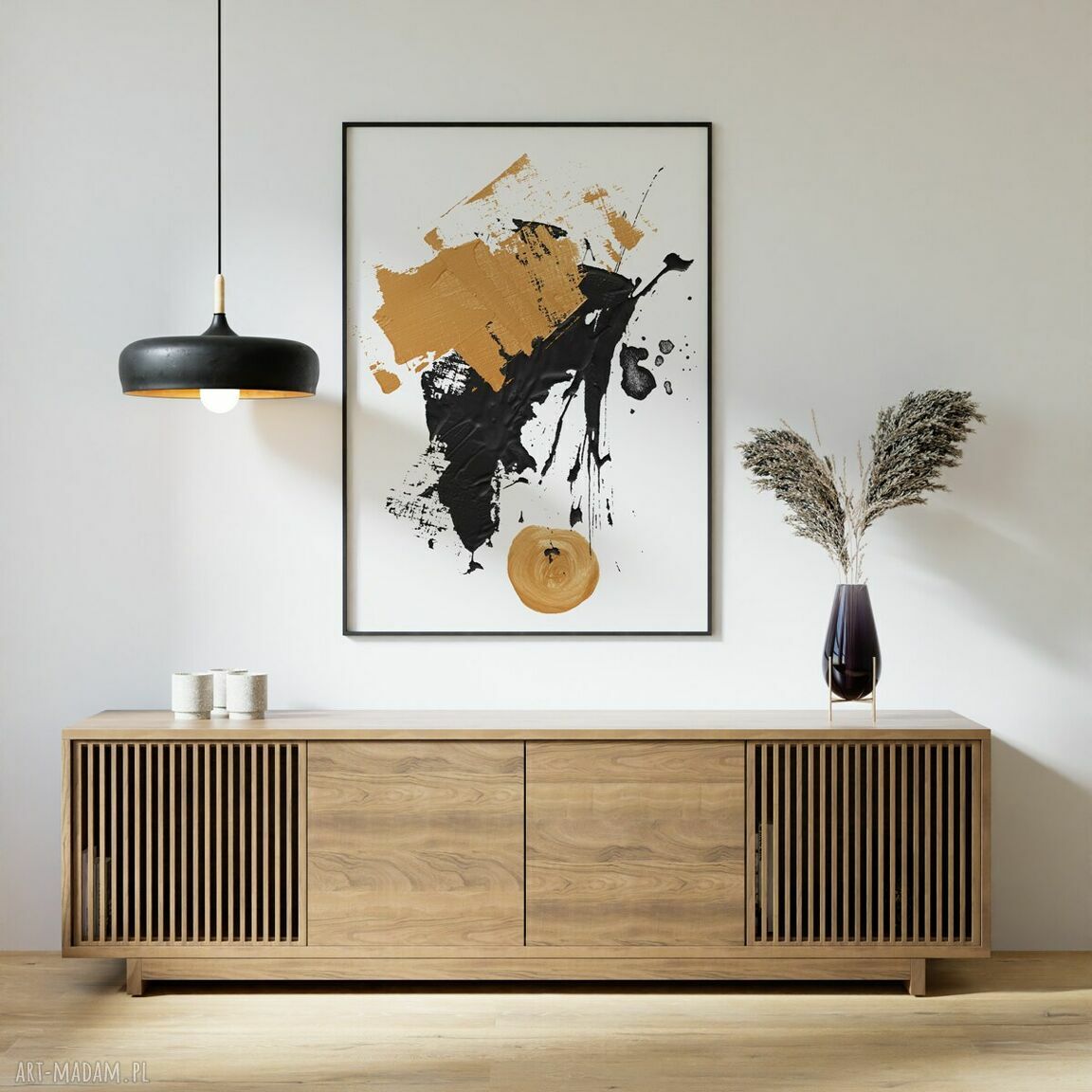 Plakat Mazy brudne złoto - format 40x50 cm
