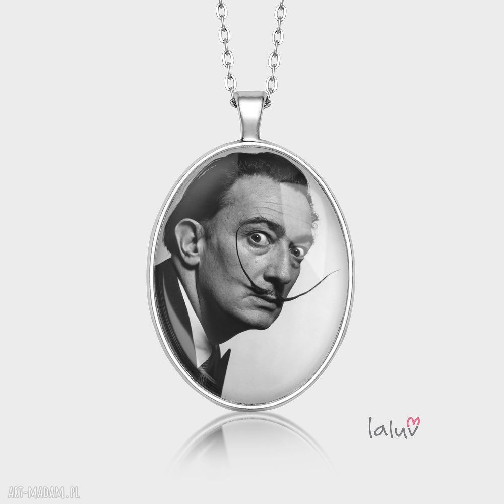 Medalion owalny Salvador Dali - surrealizm i wąsy
