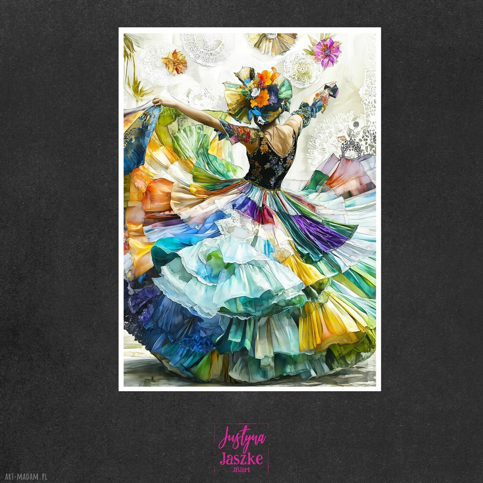 grafika meksykański sen zestaw 9 grafik 13x18 cm ღ art-Madam.pl