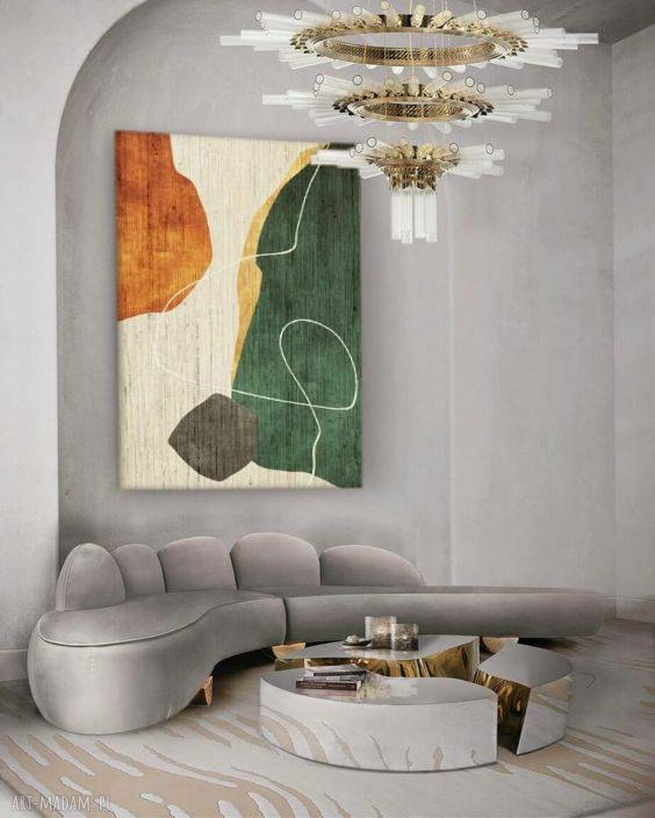 Melange Colours - wielkoformatowy obraz abstrakcyjny art&texture 80x170 cm