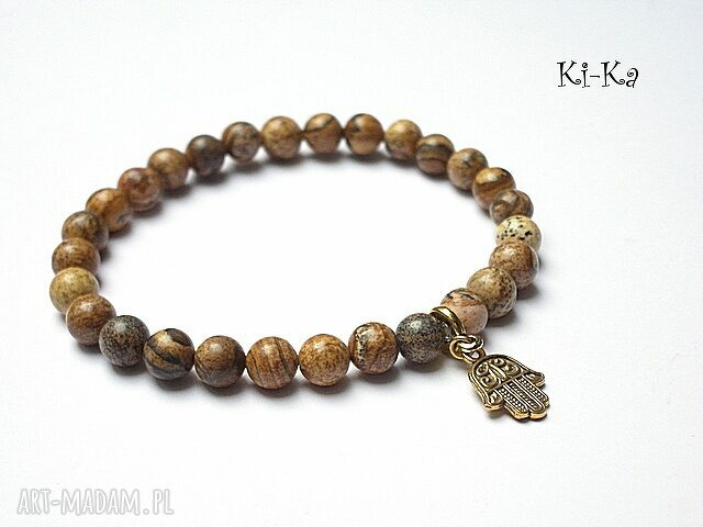 MENS COLLECTION GOLD HAMSA ręczne wykonanie