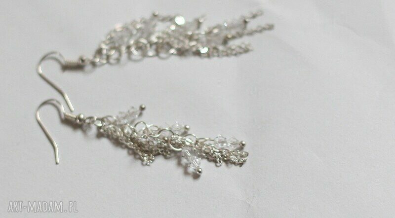 Mentalny Menelek - kolczyki z kryształkami Swarovski (Ruda Klara)