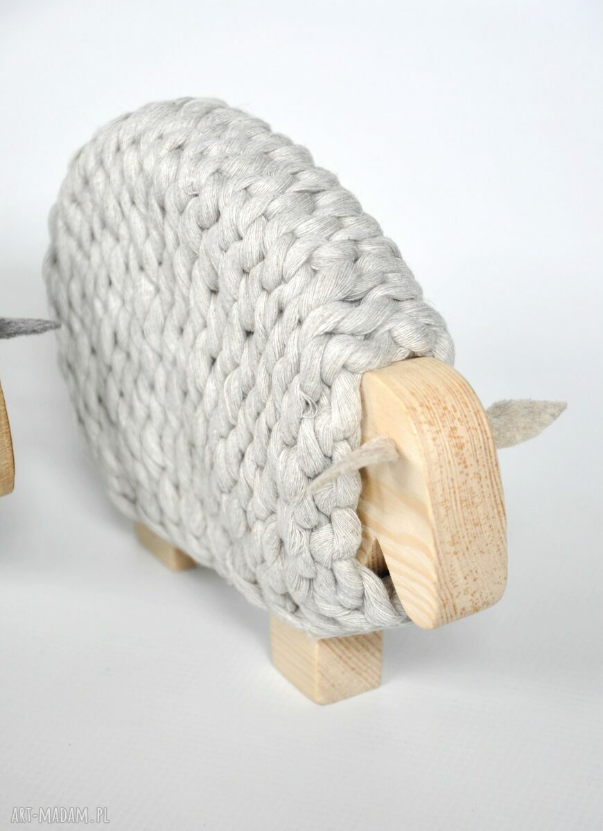 Merino - australijska owieczka mała Oldtree - dekoracja wielkanocna handmade