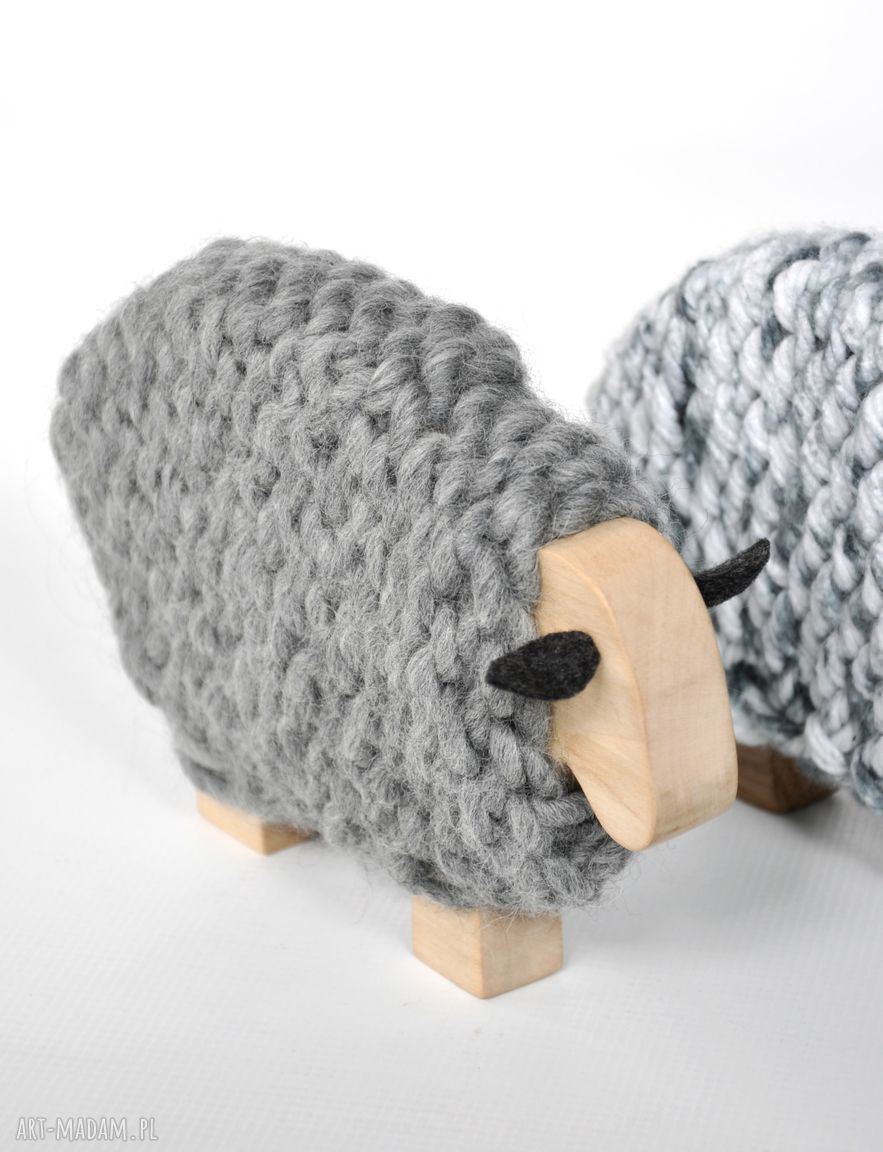 Merino - australijska owieczka mała Oldtree - dekoracja wielkanocna handmade