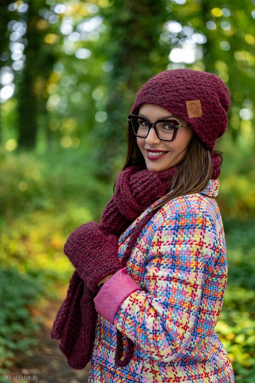 Czapka MERINO Explorer „Bordo”